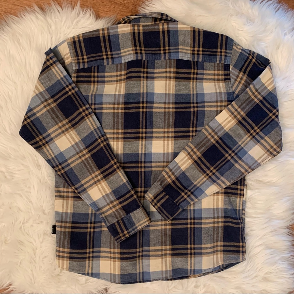 Patagonia Men’s Fjord Plaid Organic Cotton Lightweight Medium Work Shirt 54020 - Picture 4 of 14